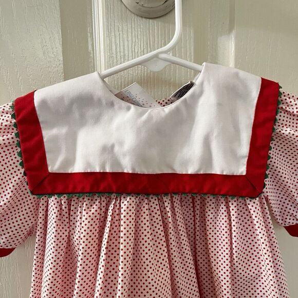 Vintage Classic Film Characters Disney Peter Pan Appliqué Dress Girls Size 3T - Picture 7 of 12